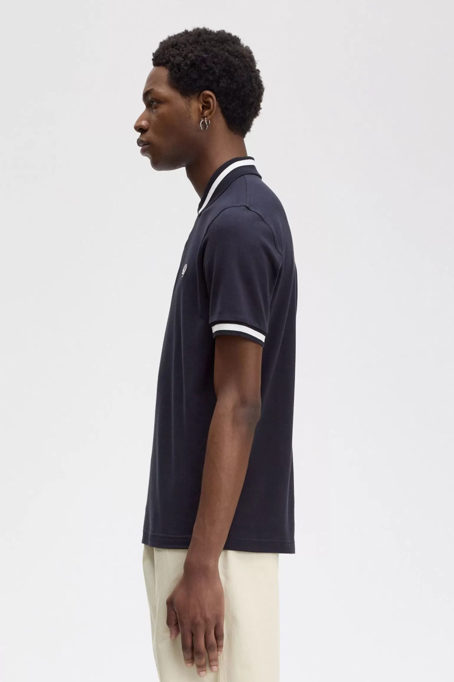 Poloshirts^Fred Perry M2 Marineblau / Schneeweiß
