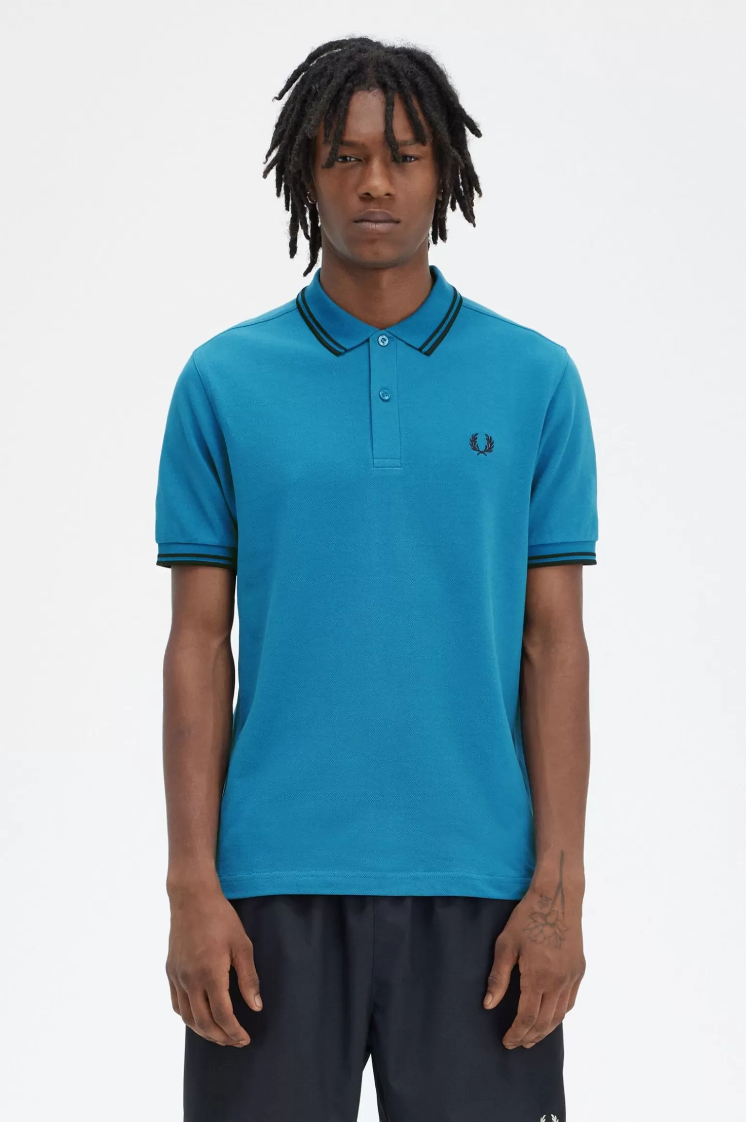 Poloshirts^Fred Perry M3600 Runaway Bay Ocean / Marineblau / Marineblau