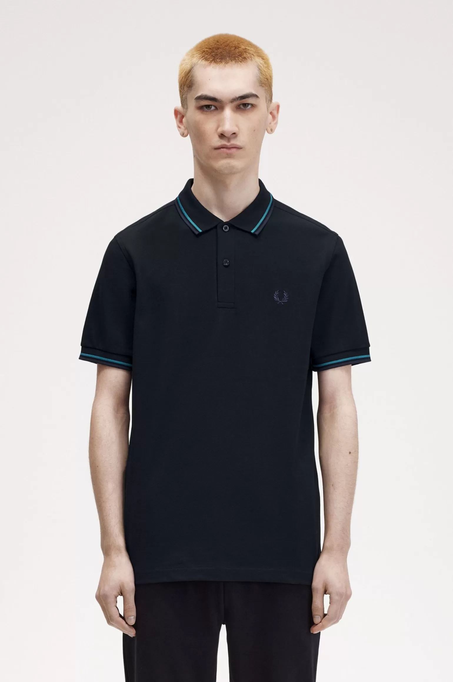 Poloshirts^Fred Perry M3600 Marineblau / Ocean / Blaugrau