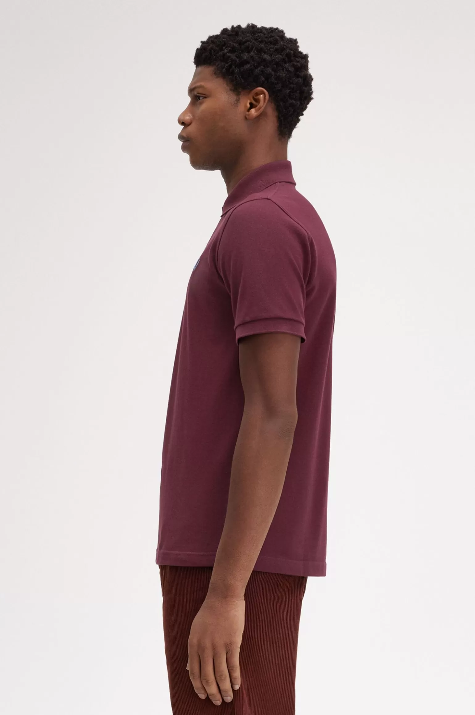 Poloshirts^Fred Perry M3 Bordeaux / Runaway Bay Ocean