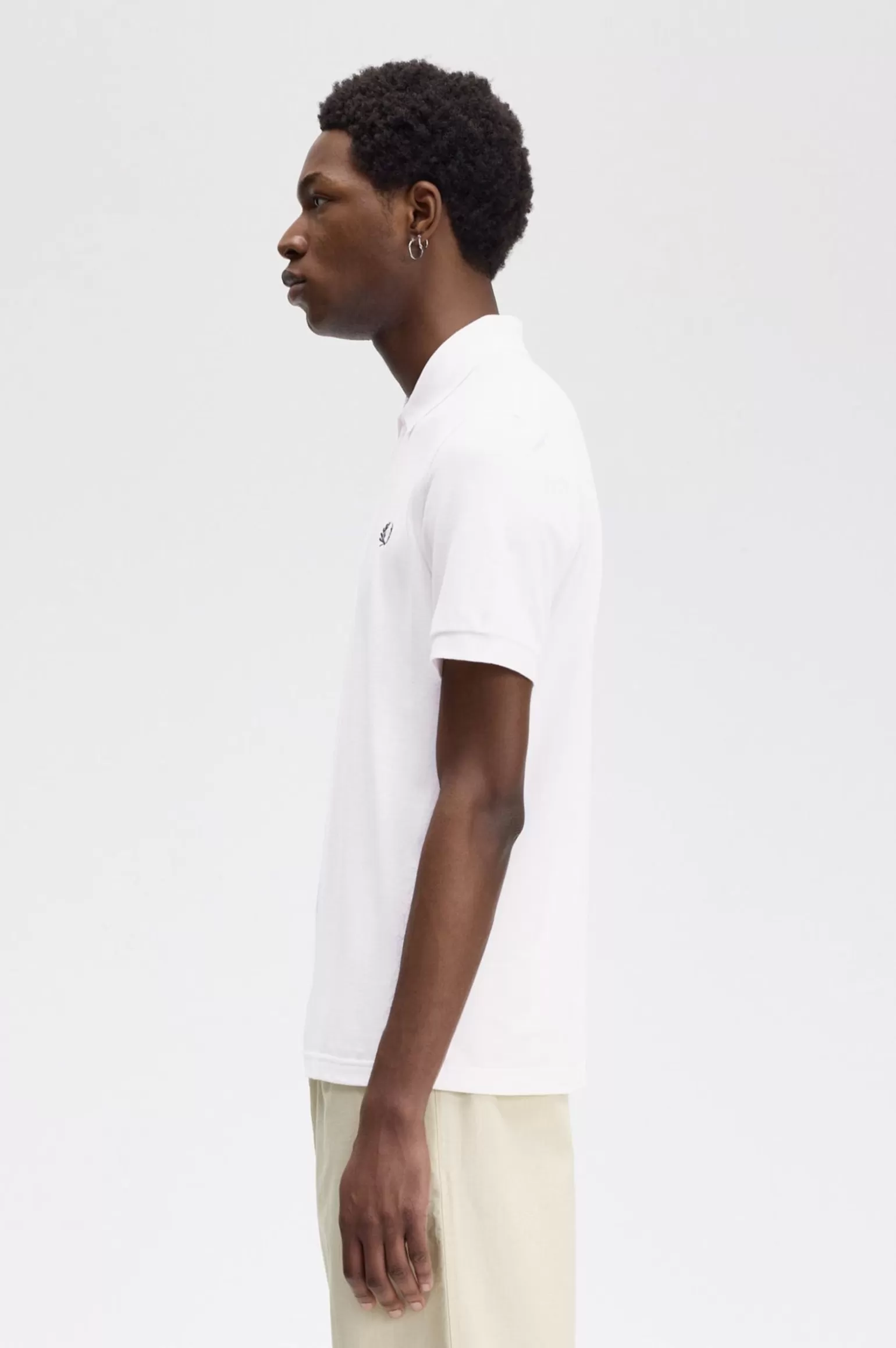 Poloshirts^Fred Perry M3 Weiß / Marineblau