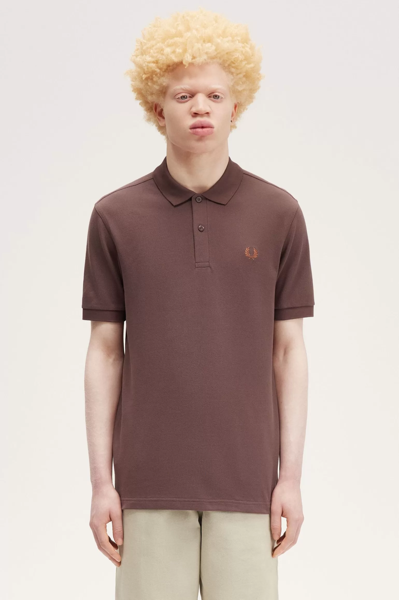 Poloshirts^Fred Perry M6000 Carrington Road Brick / Nussbraun