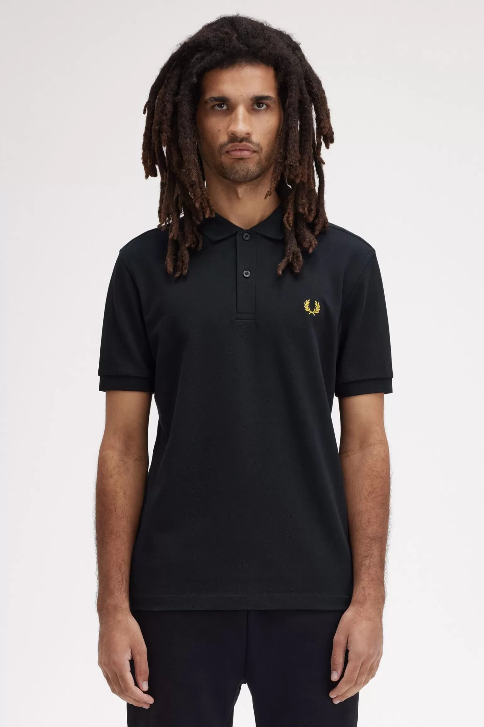 Poloshirts^Fred Perry M6000 Marineblau / Honigfarbe