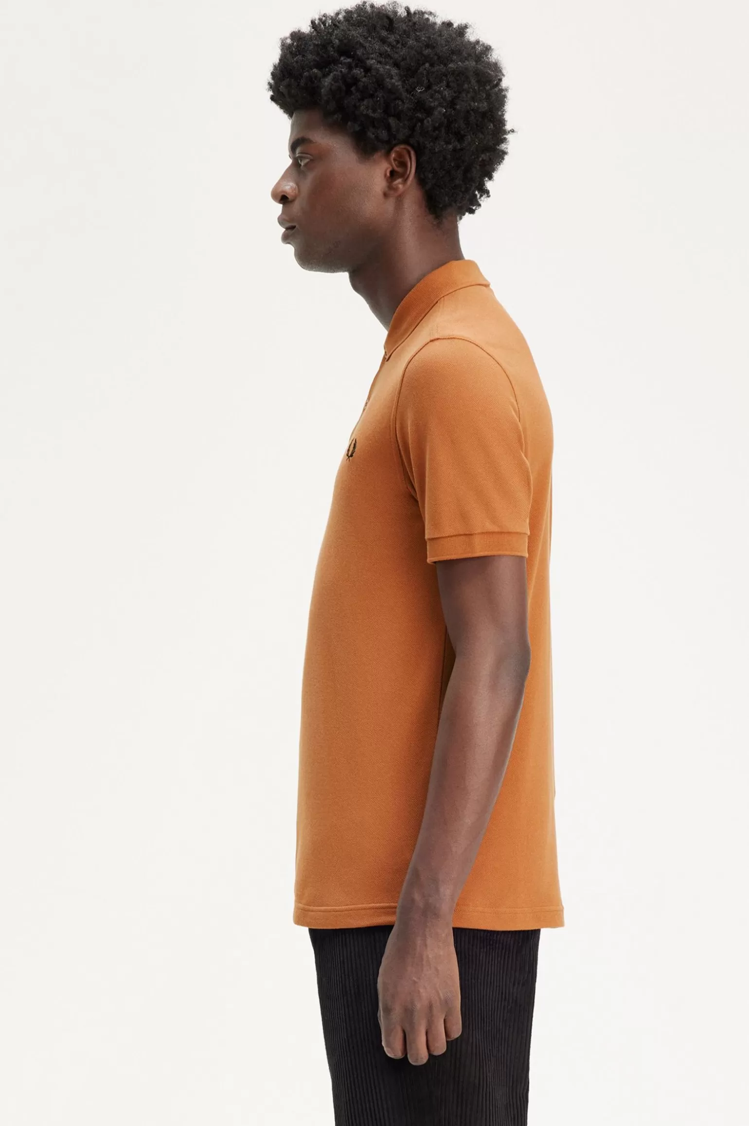 Poloshirts^Fred Perry M6000 Orange / Schwarz