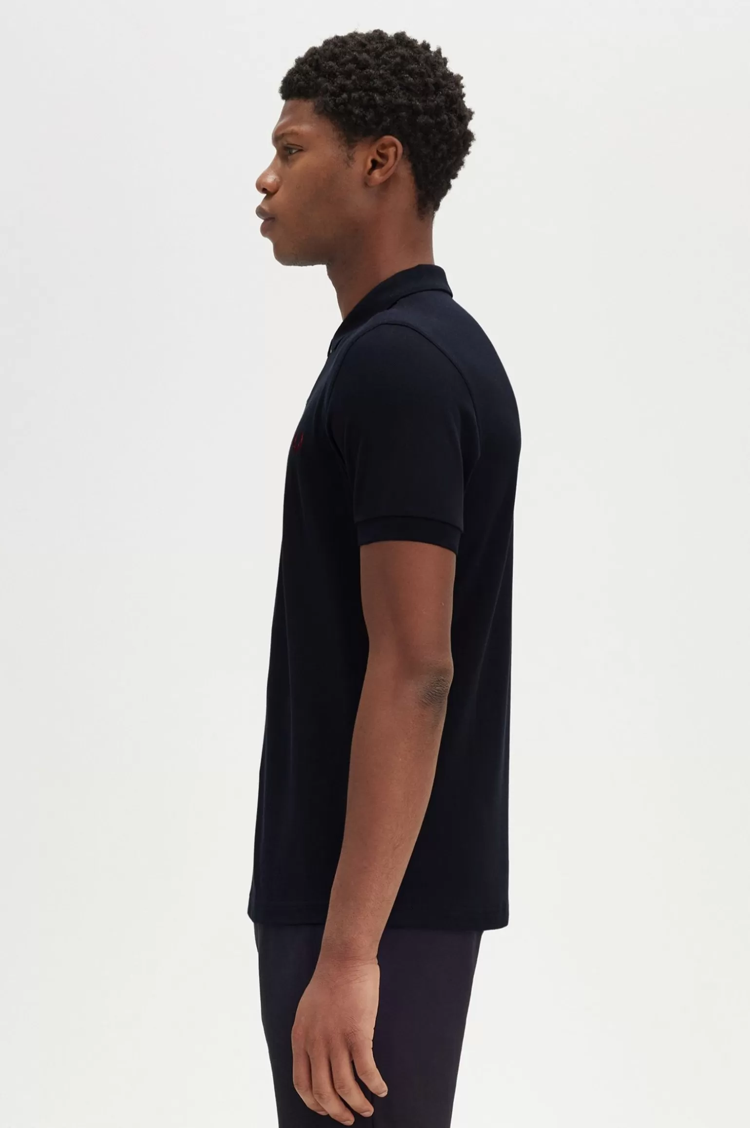Poloshirts^Fred Perry M6000 Marineblau / Gebranntes Rot