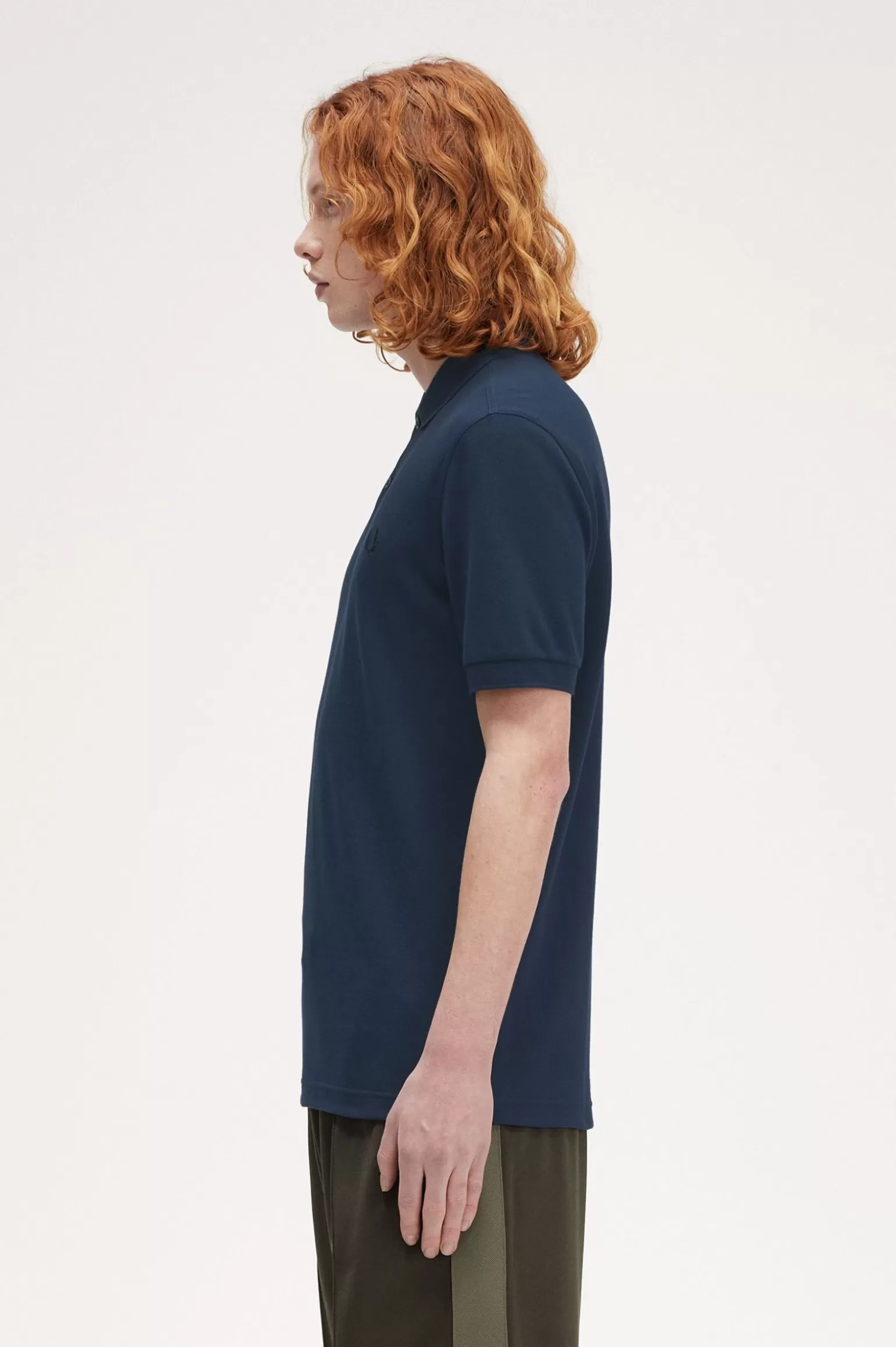 Poloshirts^Fred Perry M6000 Blaugrau / Schwarz