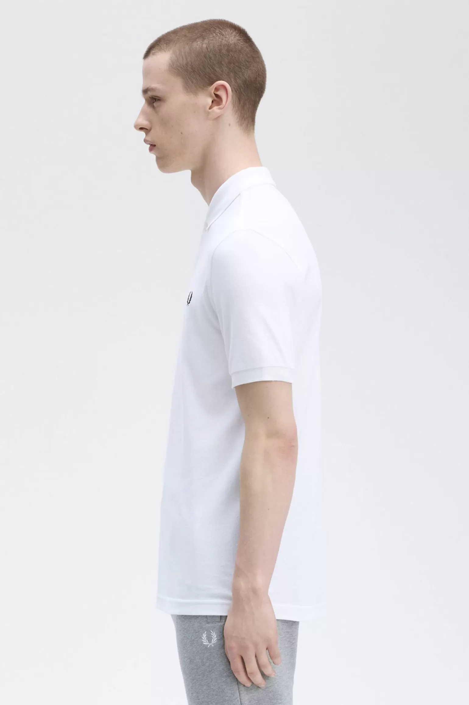 Poloshirts^Fred Perry M6000 Weiß / Marineblau