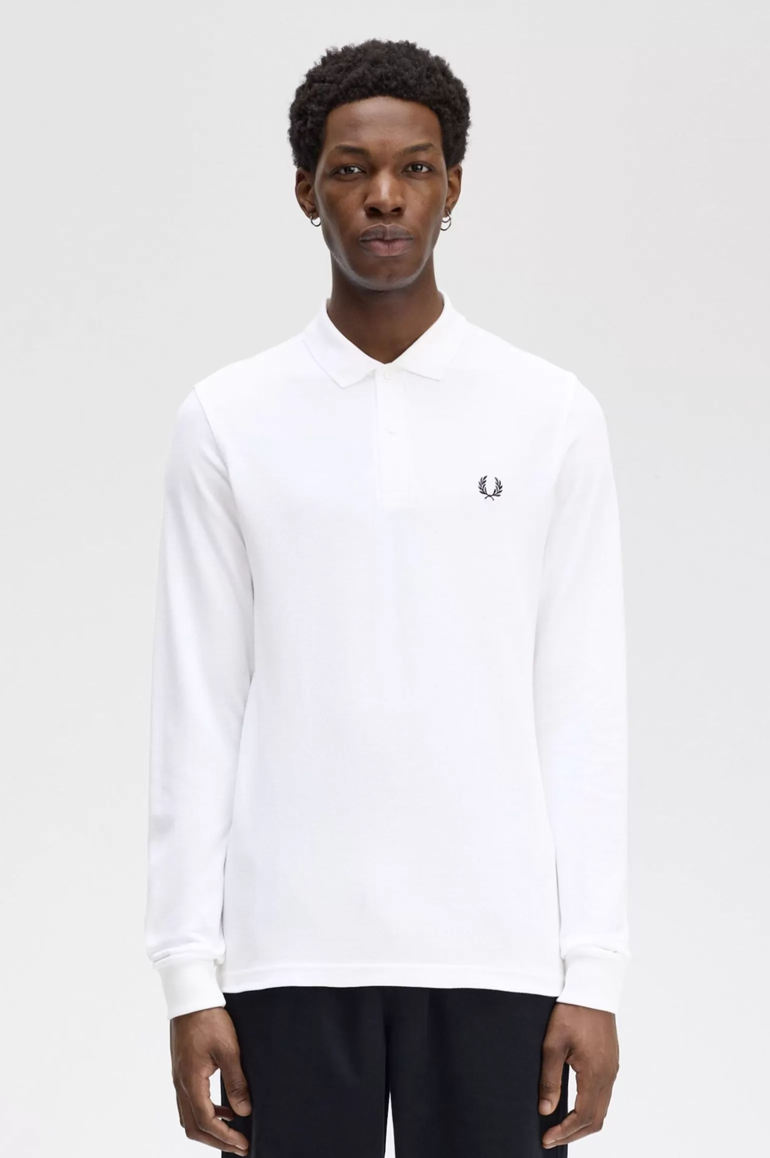 Poloshirts^Fred Perry M6006 Weiß / Marineblau