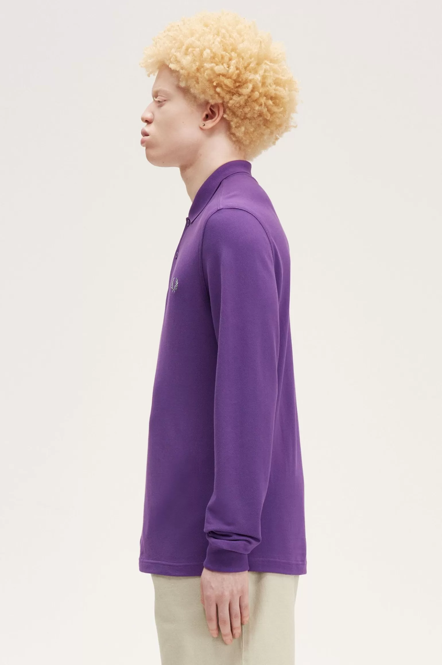 Poloshirts^Fred Perry M6006 Amethyst / Silberblau