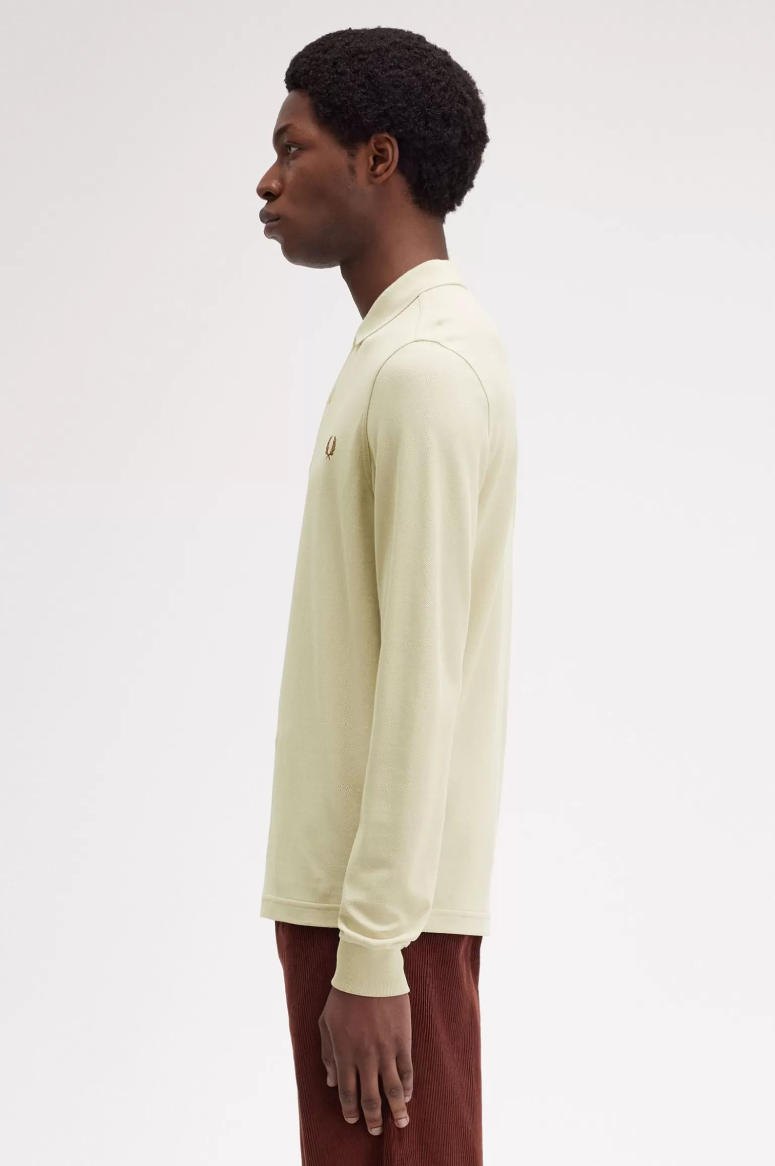 Poloshirts^Fred Perry M6006 Oatmeal / Whiskybraun