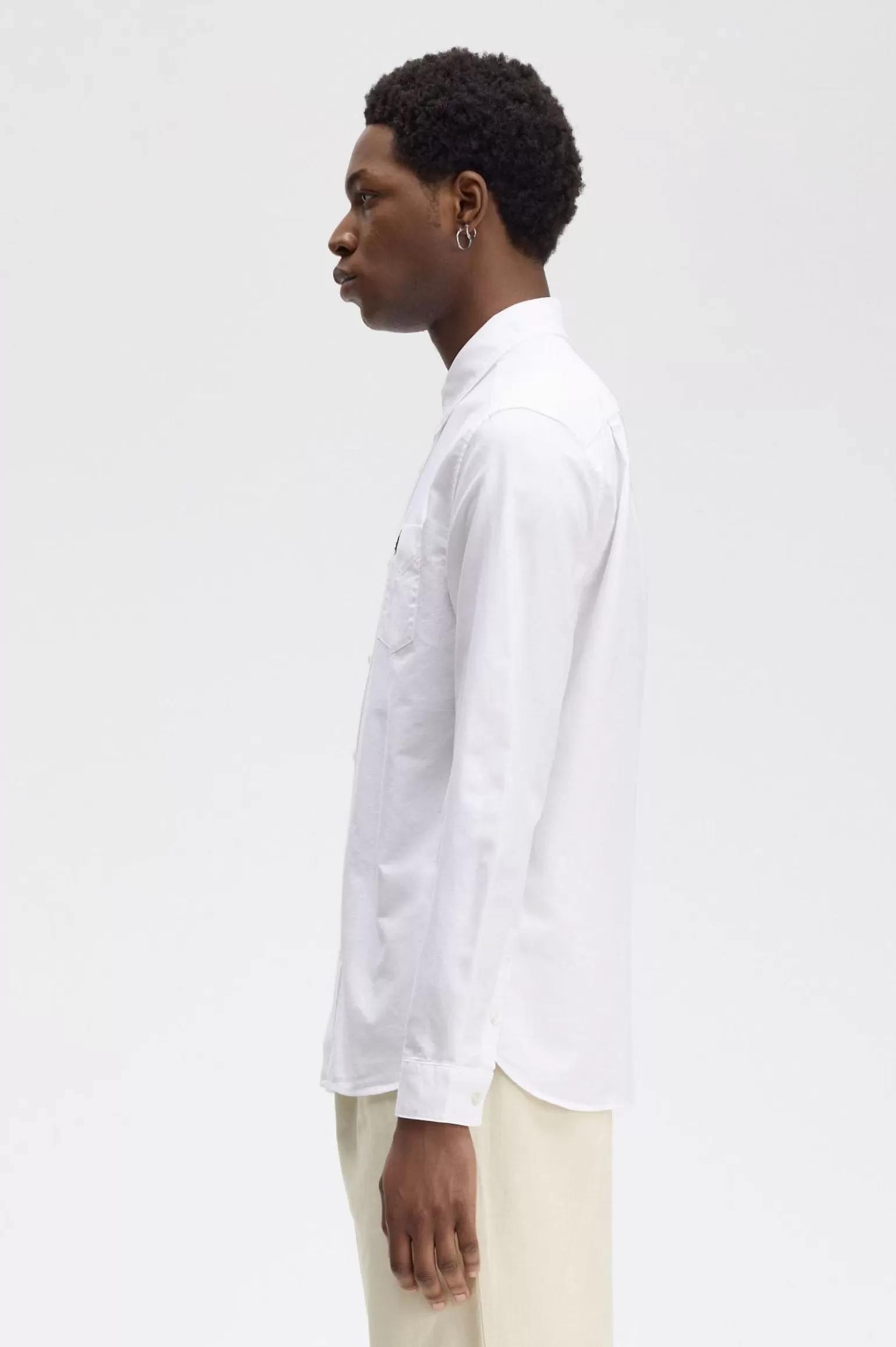 Hemden^Fred Perry Oxford-Hemd Weiß