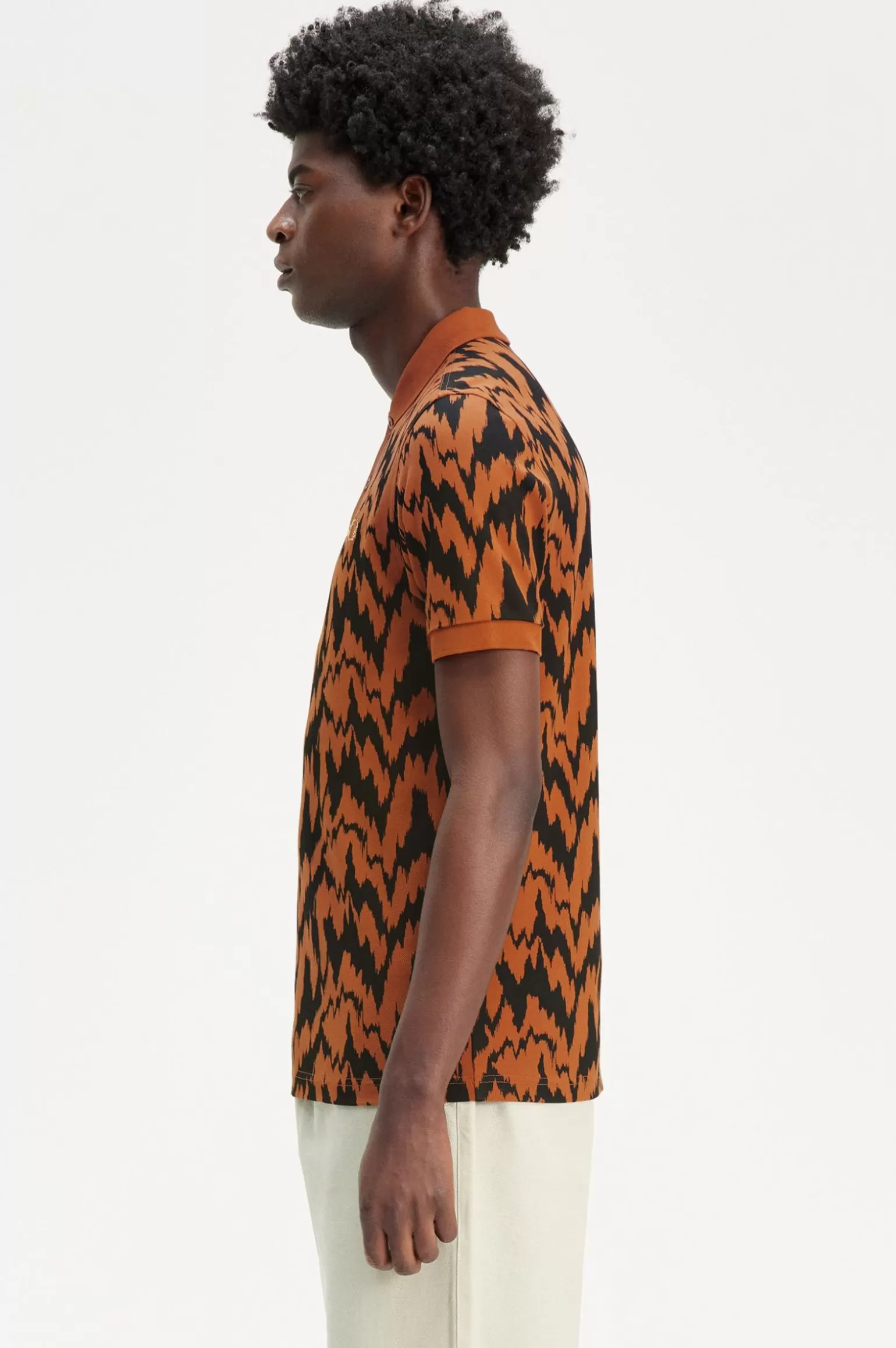 Poloshirts^Fred Perry Poloshirt Mit Animal-Print Marmelade