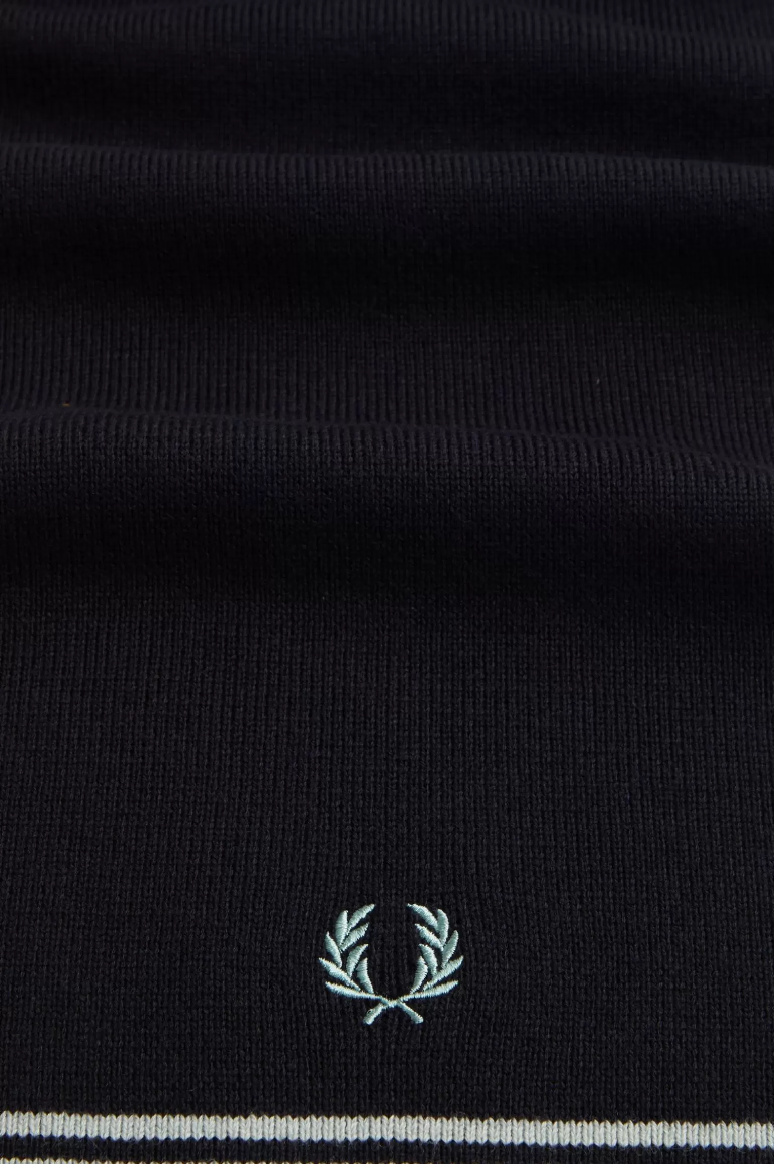 Accessoires | Accessoires^Fred Perry Schal Mit Doppelstreifen Marineblau / Silberblau / Silberblau