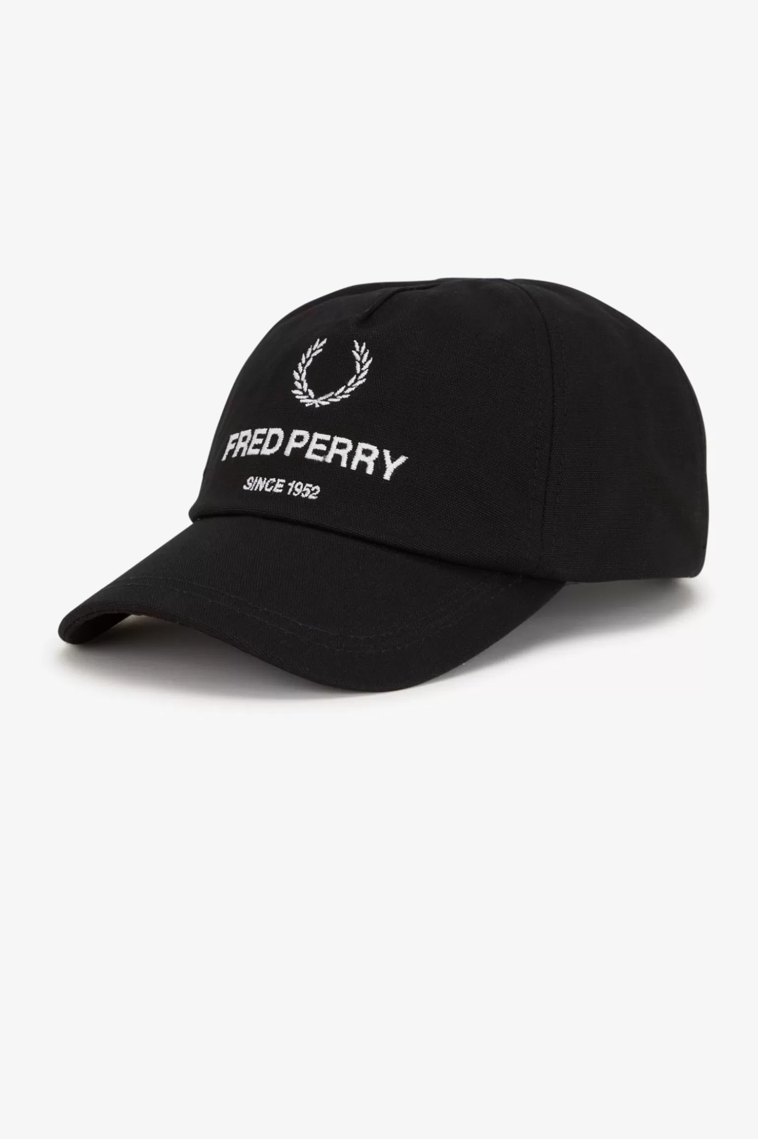 Accessoires | Accessoires^Fred Perry Schirmmütze Aus Baumwollcanvas Mit Logo Schwarz