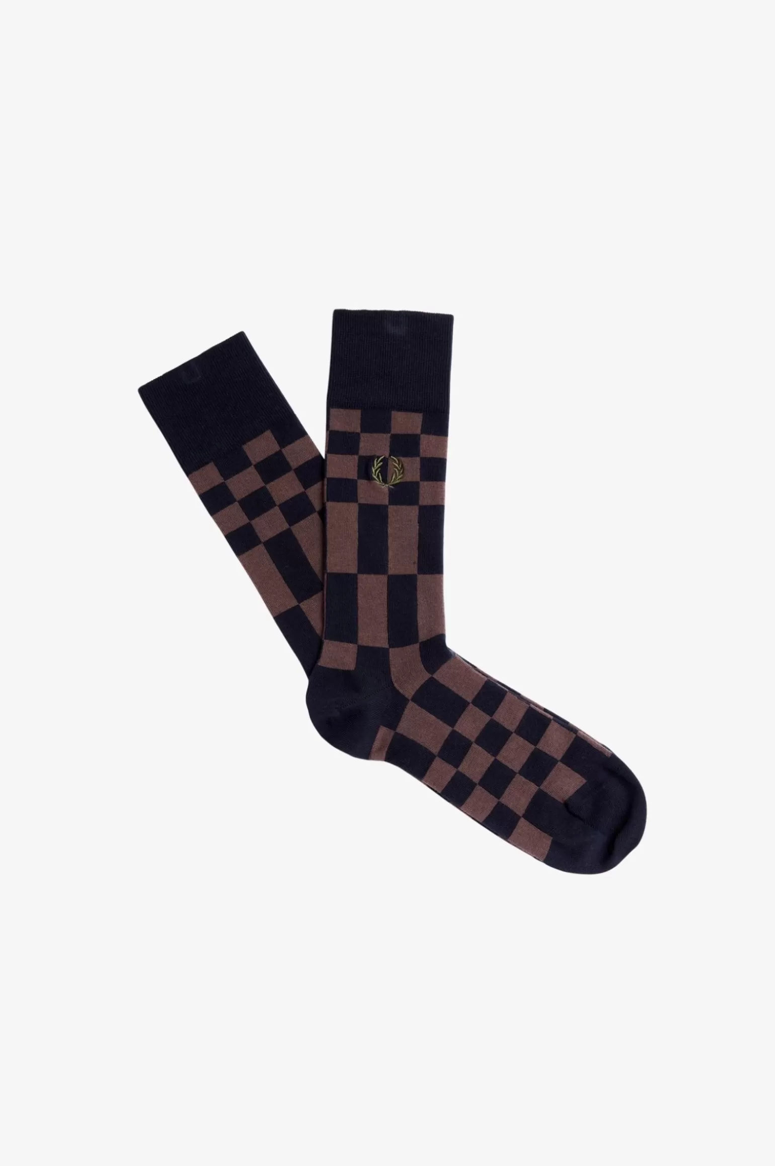 Accessoires | Accessoires^Fred Perry Socken Mit Schachbrettmuster Carrington Brick