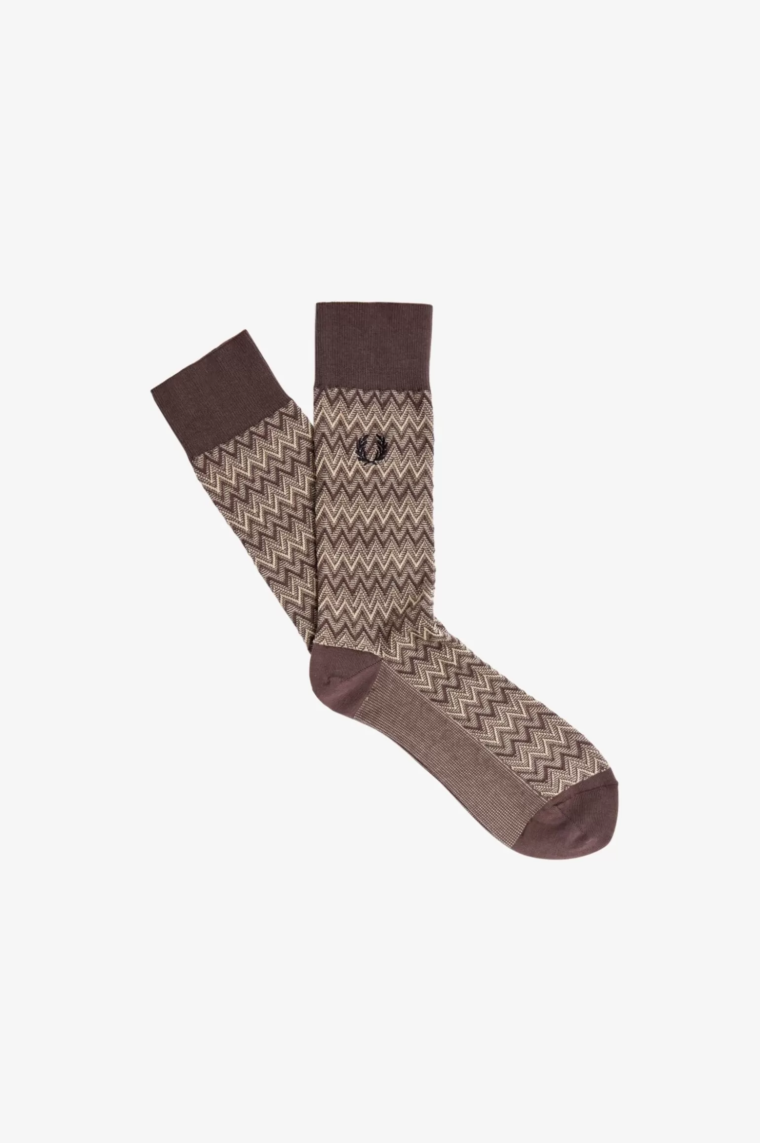 Accessoires | Accessoires^Fred Perry Socken Mit Zickzackmuster Carrington Brick