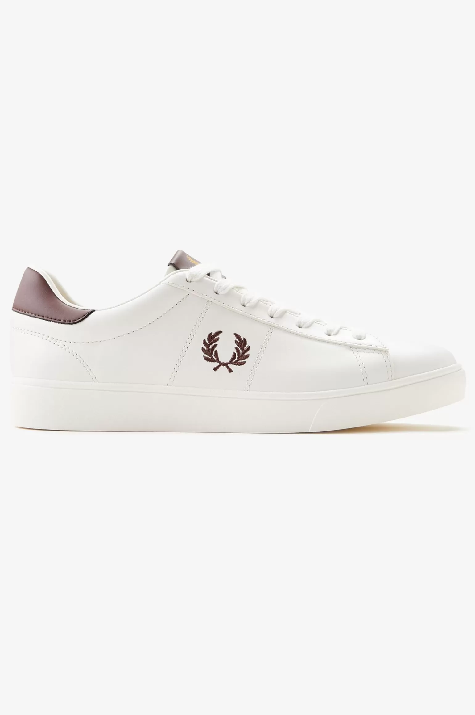 Schuhe^Fred Perry Spencer Schneeweiß / Carrington Brick