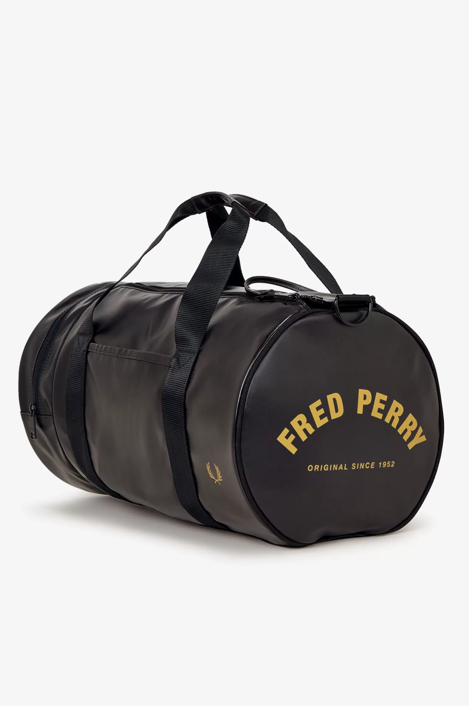Accessoires | Accessoires^Fred Perry Ton-in-Ton-Sporttasche Schwarz / Gold
