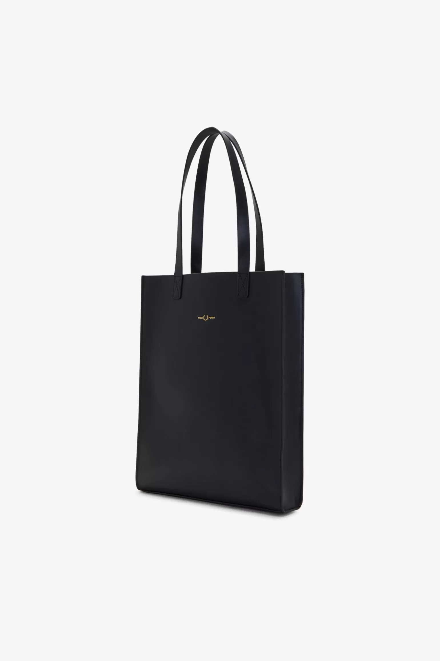 Accessoires | Accessoires^Fred Perry Tragetasche Aus Brüniertem Leder Schwarz