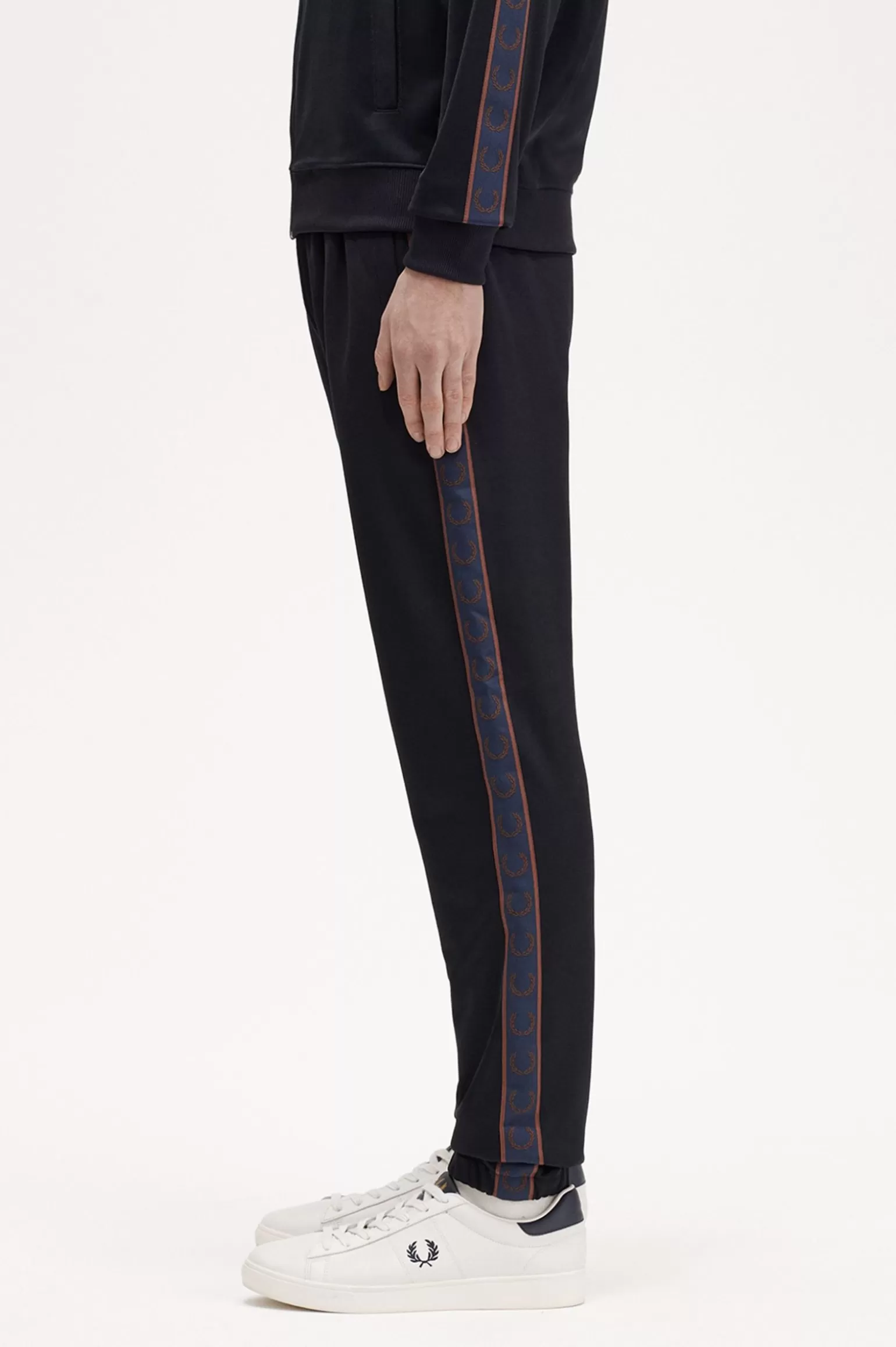 Hosen^Fred Perry Trainingshose Mit Kontrastierendem Sportband Marineblau / Carrington Brick