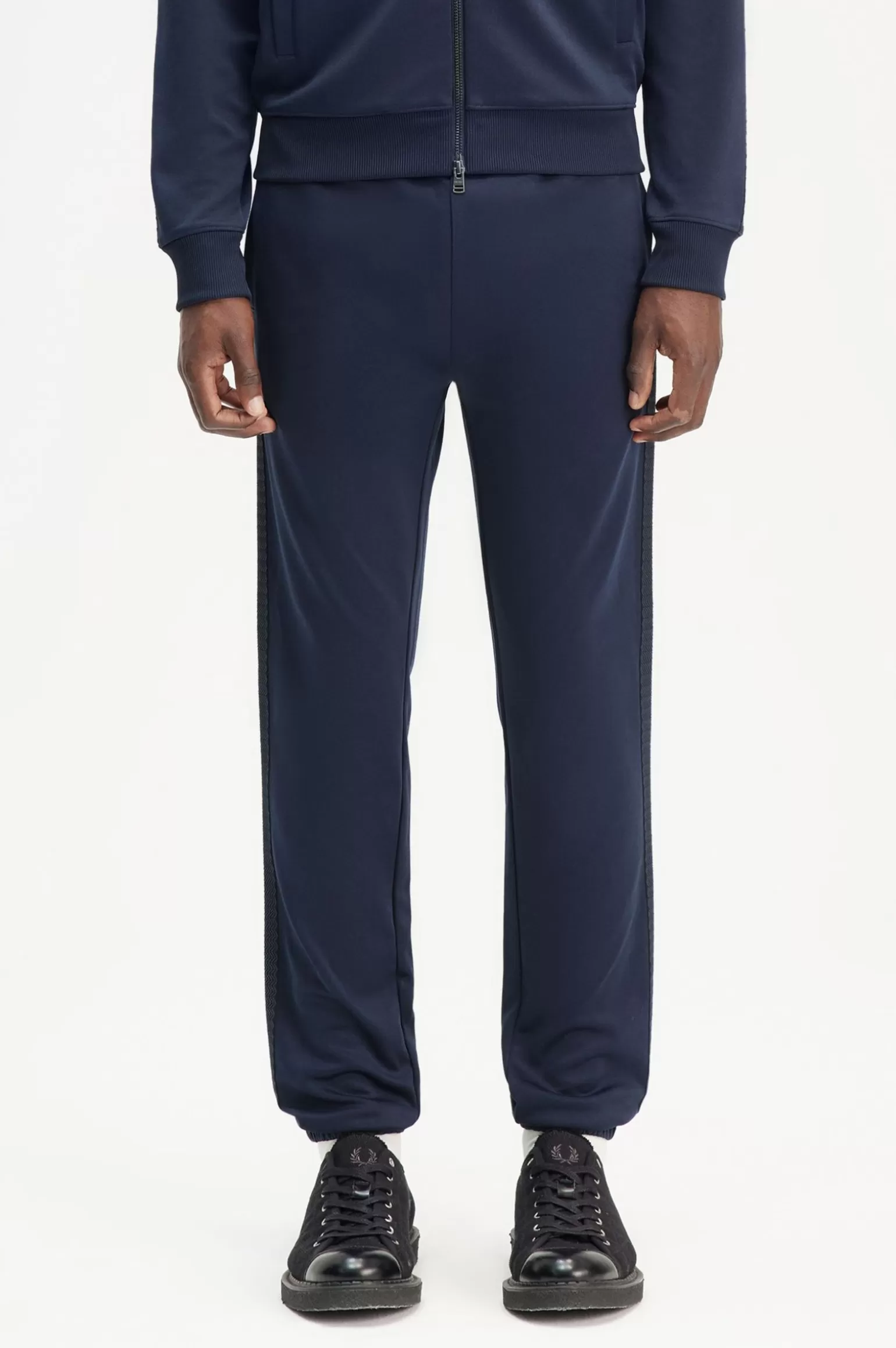 Hosen^Fred Perry Trainingshose Mit Streifendetails Blaugrau