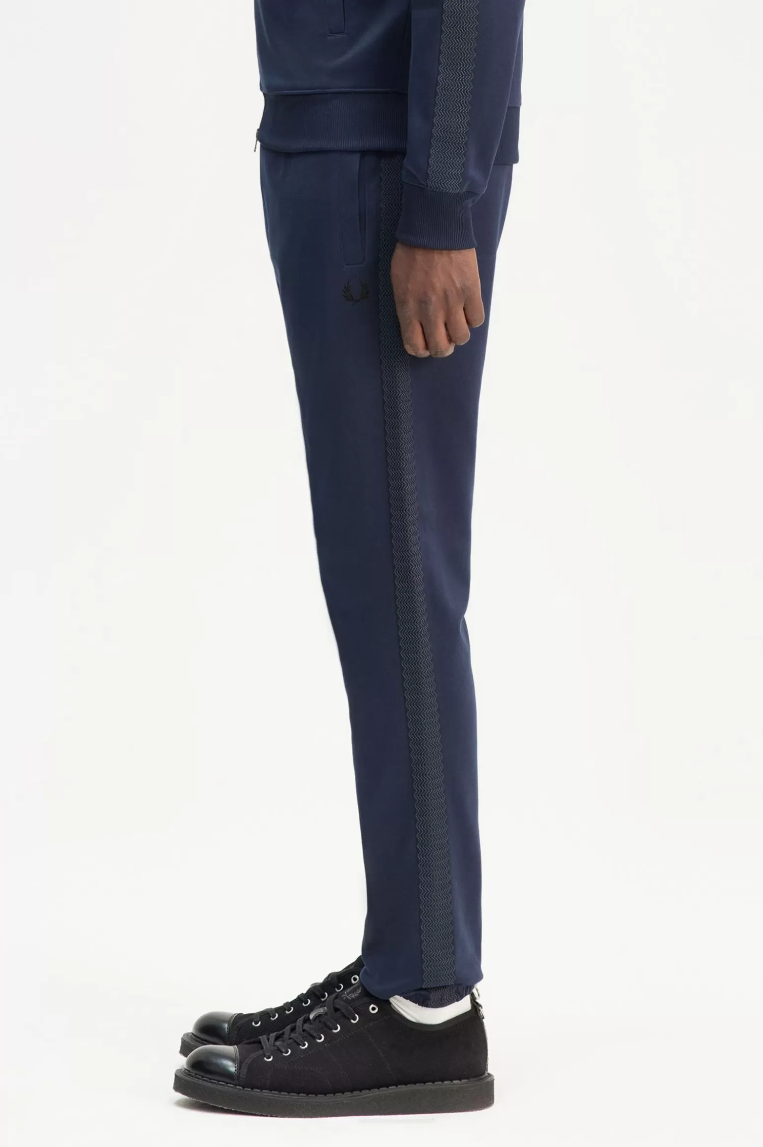 Hosen^Fred Perry Trainingshose Mit Streifendetails Blaugrau