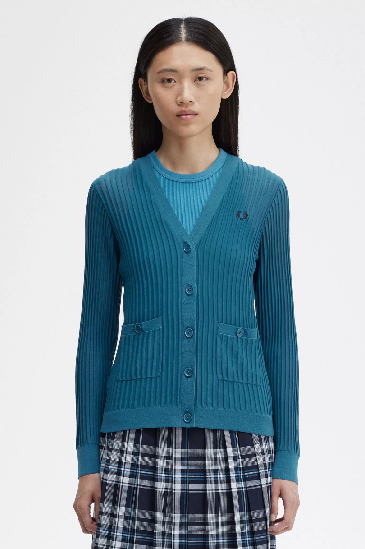 Knitwear^Fred Perry Transparentes Strickhemd Runaway Bay Ocean