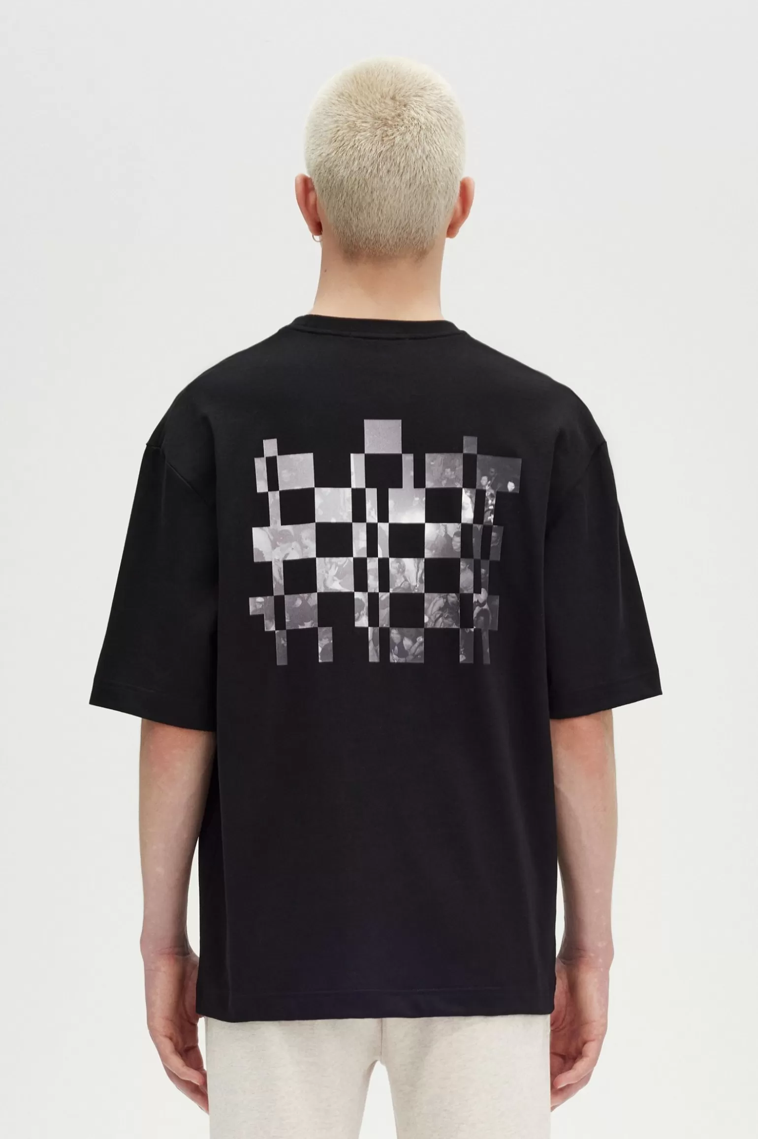 T-Shirts^Fred Perry T-Shirt Mit Crowd-Grafik Schwarz