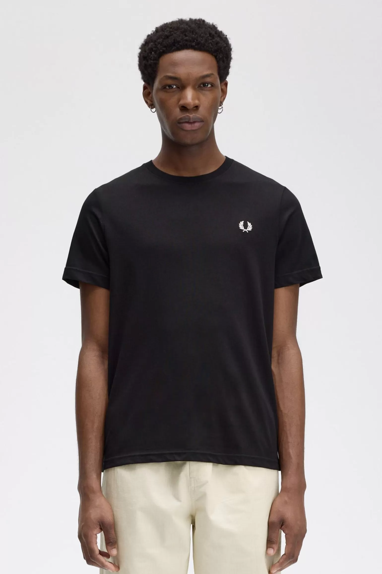 T-Shirts^Fred Perry T-Shirt Mit Rundhalsausschnitt Schwarz